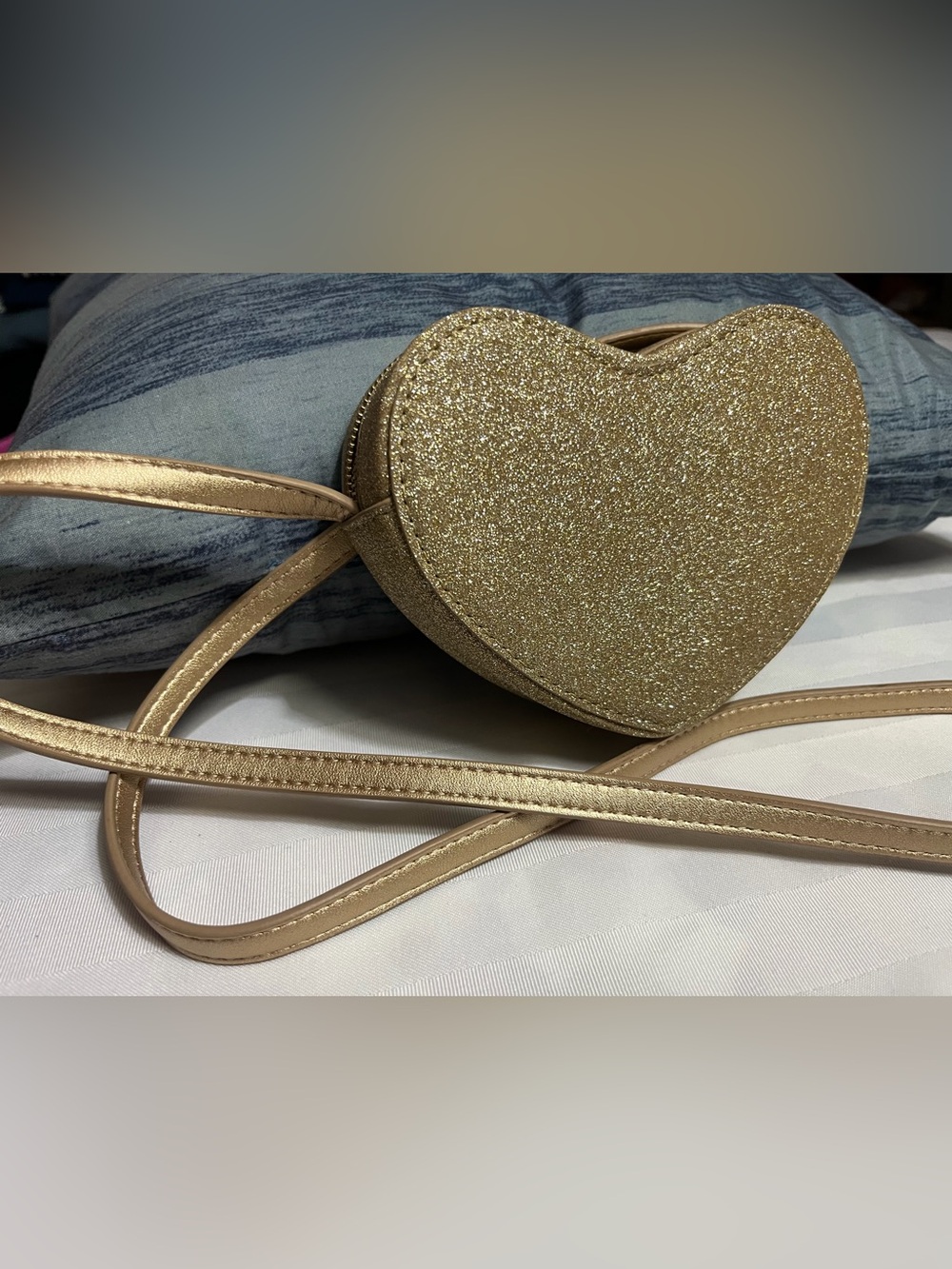 Glitter gold purse